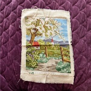 Fine needlepoint art - 3 pieces